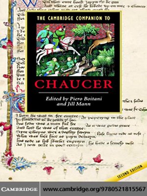 cover image of The Cambridge Companion to Chaucer
